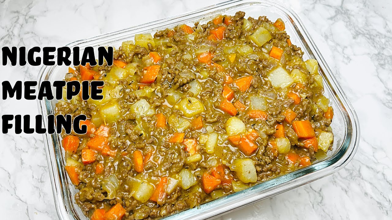 NIGERIAN MEAT PIES : A 2-DAY MAKING PROCESS !  PART 1 / HOW TO MAKE NIGERIAN MEAT PIE FILLING