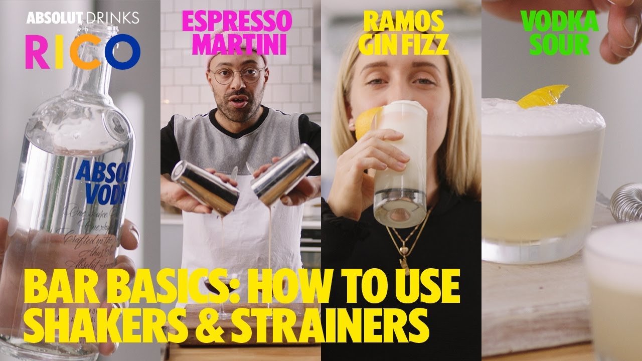 Bartending Basics With Rico: The Cocktail Shaker | Absolut Drinks