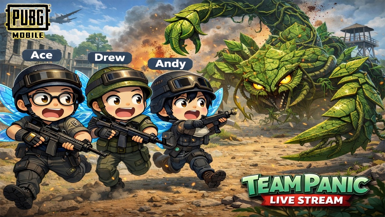 FULL TEAM PANIC IS BACK IN PUBGM | !upgrade