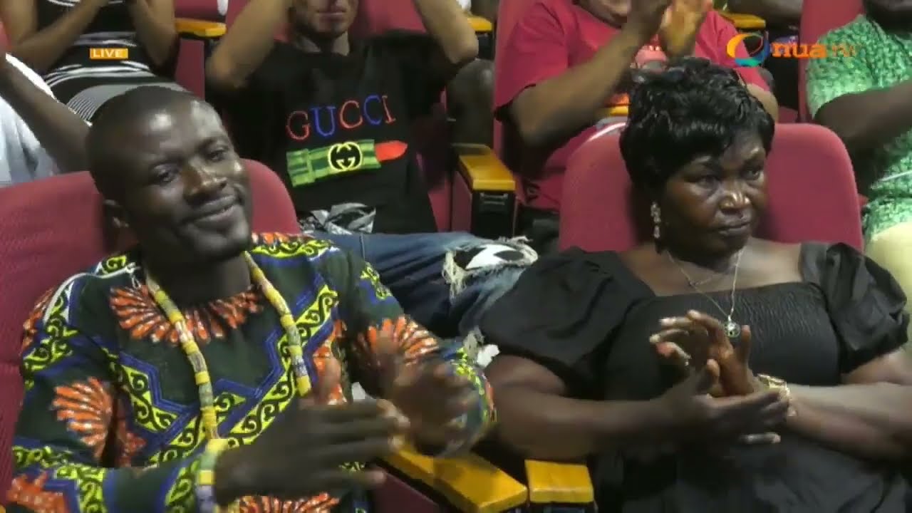 With their dramatic performance, the Great Asare Concert Party group had everyone laughing wildly