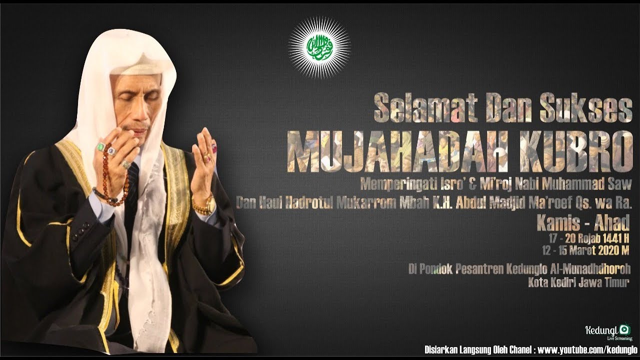 Resepsi Mujahadah Kubro Gelombang Kelima (Bapak-bapak Wahidiyah)