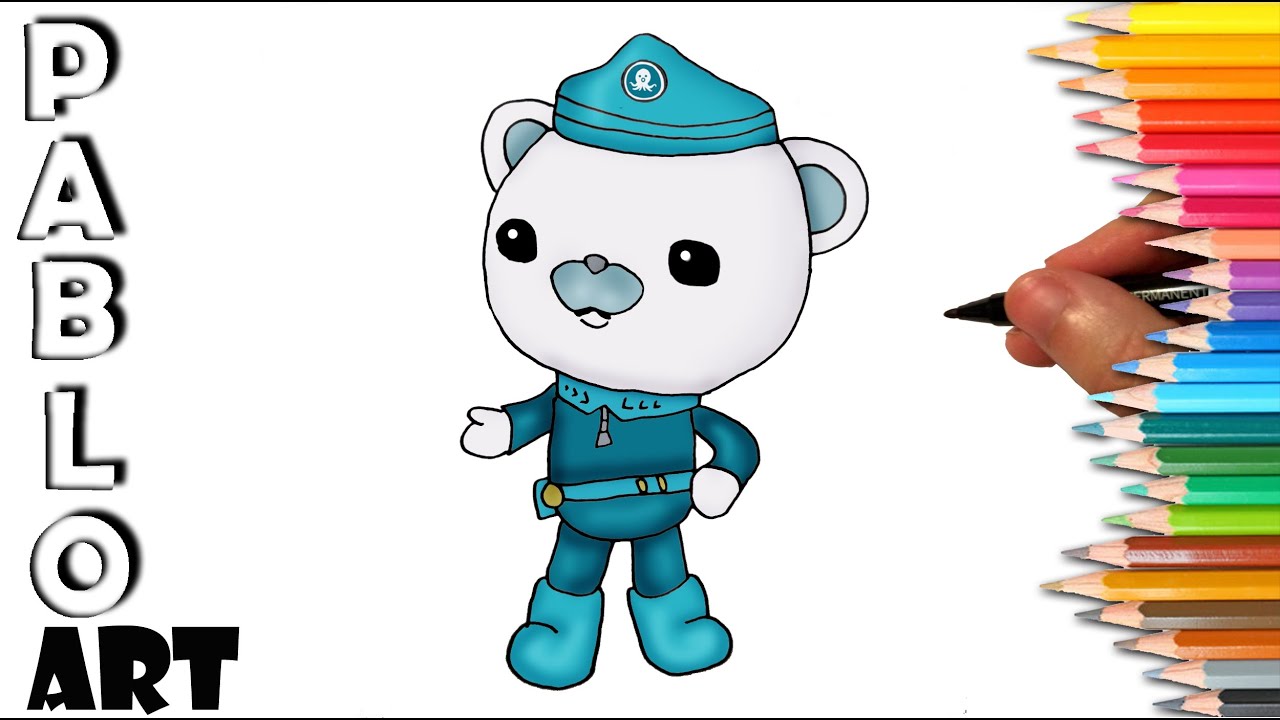 How to Draw Captain Barnacles from Octonauts | Learn to Draw  step by step