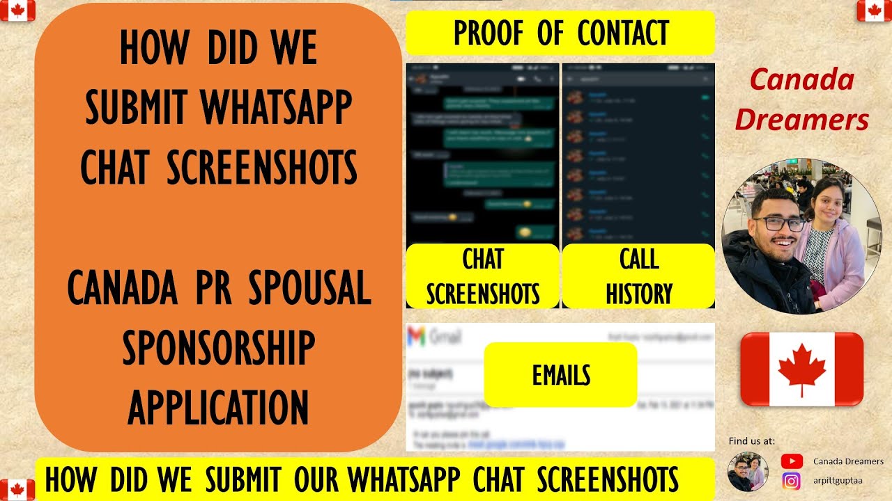 Proof of Contact- Our WhatsApp Chat History- Canada PR - Spousal Sponsorship