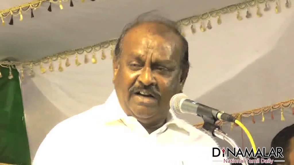 A.D.M.K. Minister Natham Viswanathan Asks D.M.K., M.K. Stalin does he have Common Sense
