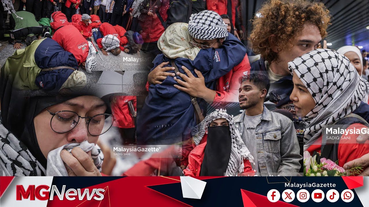 Terlerai Rindu...Tangisan dan Pelukan Namun Tiada Siapa Dapat Mematahkan Perjuangan Demi Gaza