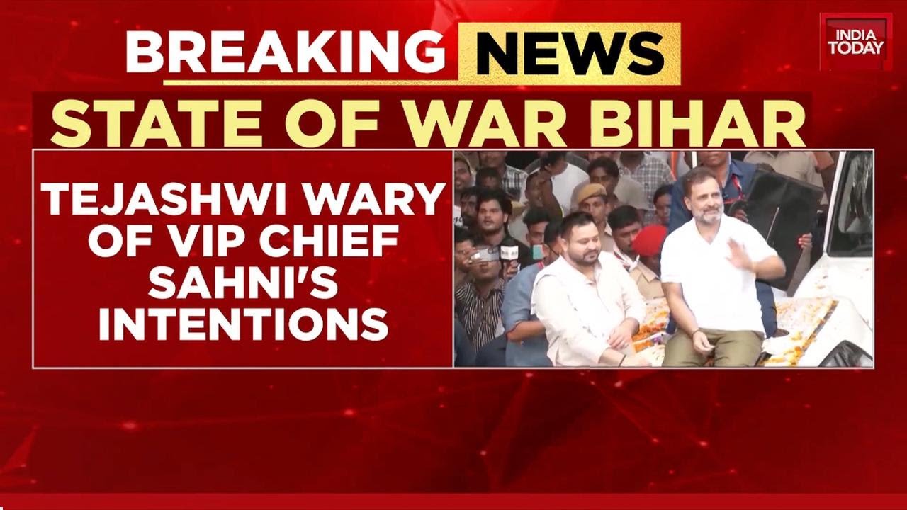 Bihar's Grand Alliance in Turmoil: Tejashwi Yadav Wary of 'Unreliable' Ally Mukesh Sahni