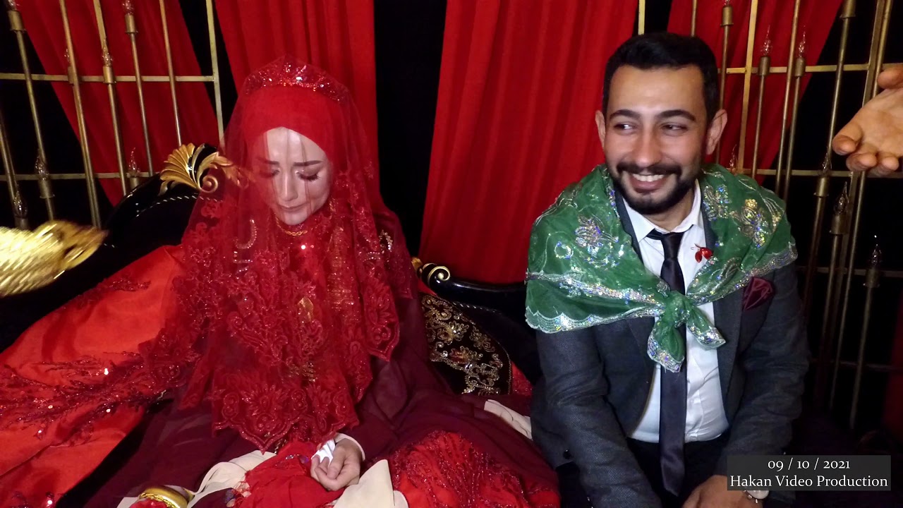 Makbule & Teyfik / 2021 / 4K - Hayme Ana Kına Konağı / Kına Gecesinde Gelin Damada Kına Yakılması