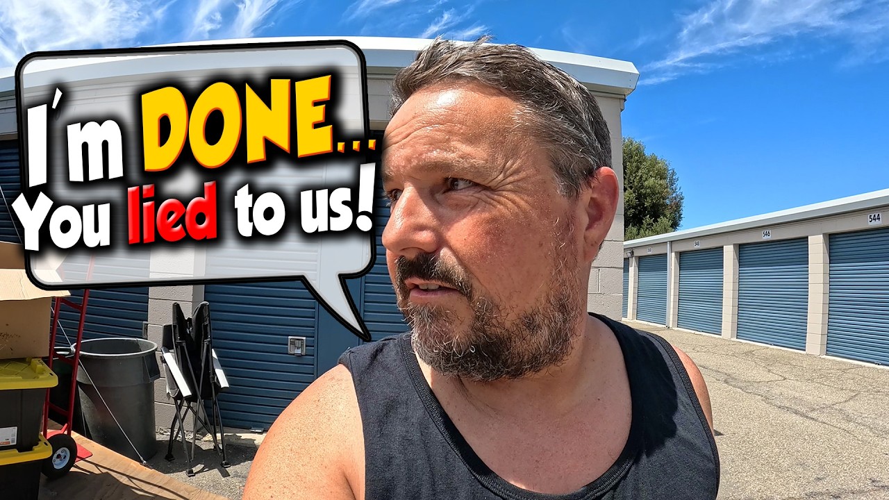 RUDE storage facility manager LIED TO US! Now I'm getting irritated...