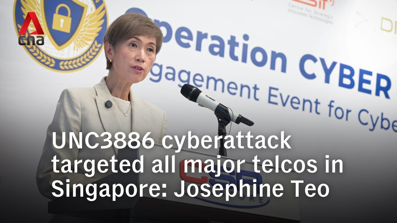 UNC3886 targeted all 4 major telcos in Singapore in cyberattack, says Josephine Teo