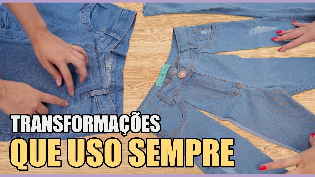 2 IDEIAS INCRÍVEIS PARA CALÇAS JEANS USADAS | TRANSFORME EM SHORTS
