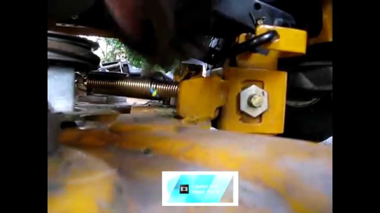 Cub Cadet Mower Belt (coming off) Deck Fix LT 1045 Part 2