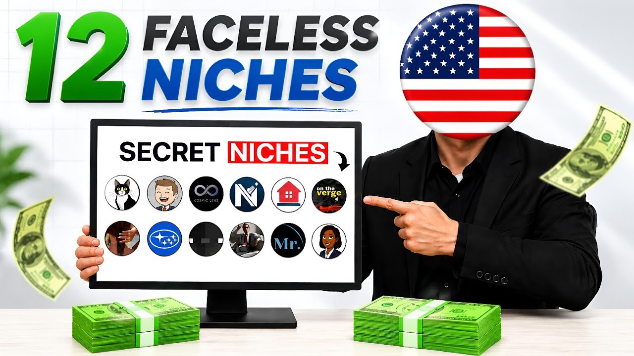 Top 12 High RPM USA YouTube Niches for 2026 (Faceless + AI)