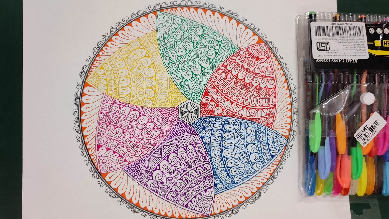 Zendala #mandala#art#drawing#trending#viral#vloggers#youtubers#by#artlegends#🎨🖌️💥✨⭐🎨
