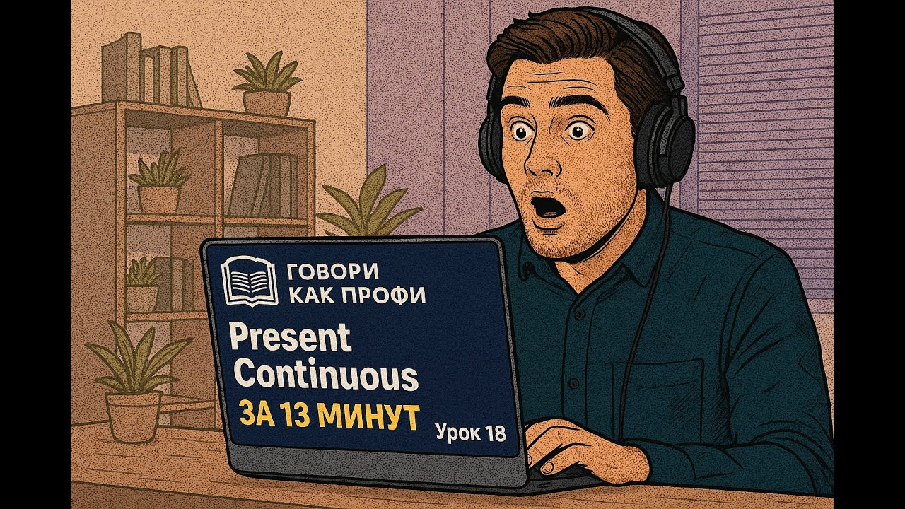 Простое объяснение Present Continuous Урок 18.