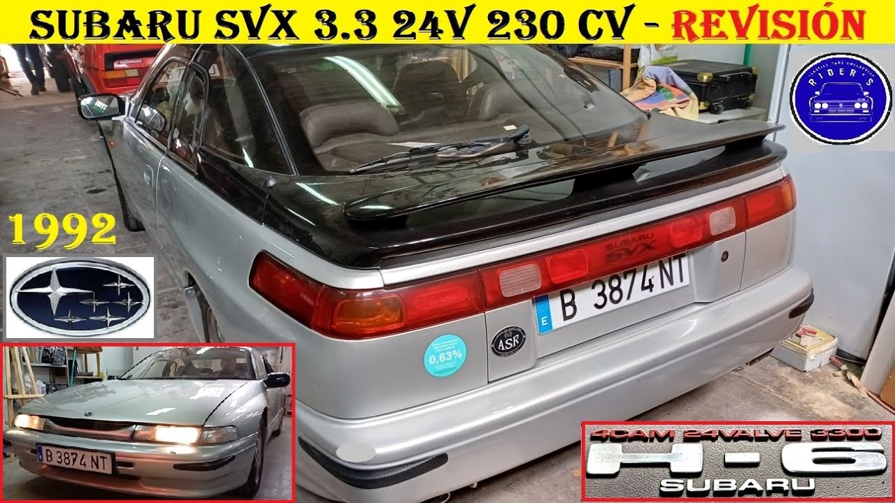 ✅Subaru SVX 3.3 24v. El coupe acristalado diseñado por Giugiaro. Review. Subaru Alcyone. #subarusvx