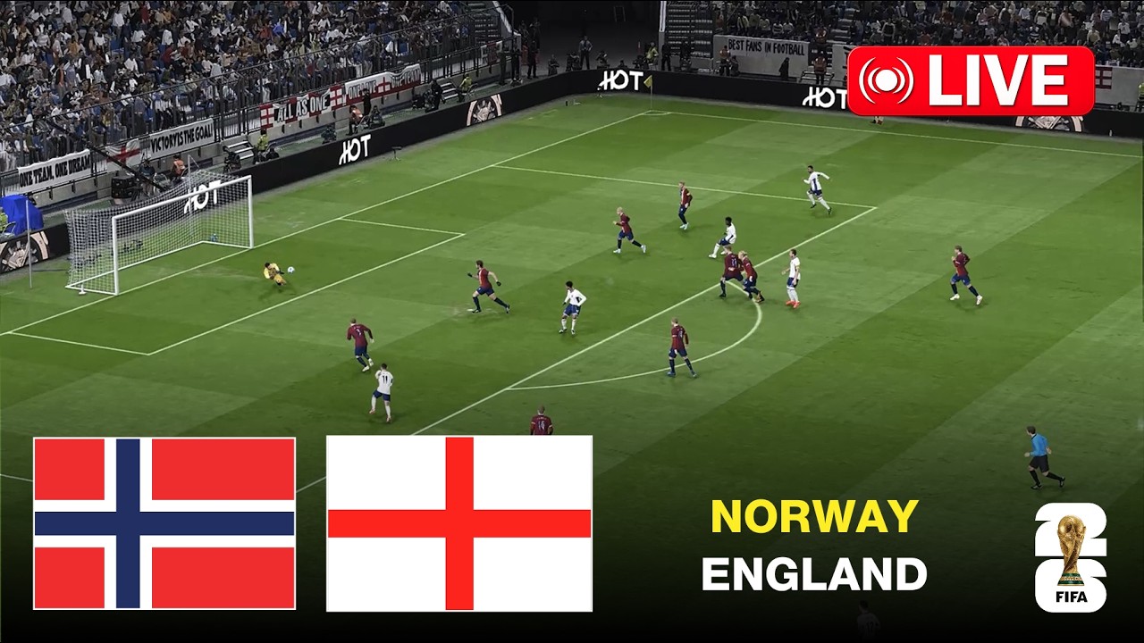 Norway vs England | FIFA World Cup 2026 I Full Match Streaming | Video Game Simulation