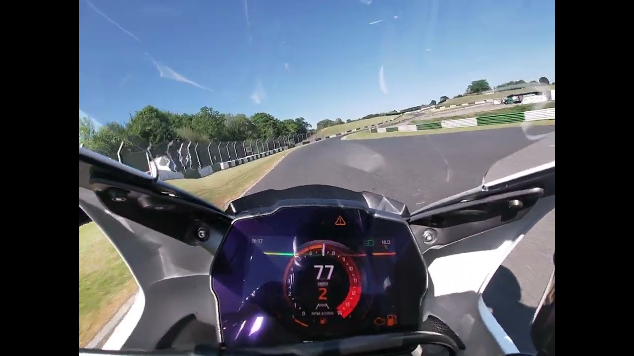 Triumph Speed Triple RR on track -Mallory Park