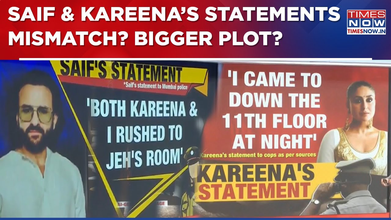 Saif Ali Khan's Case Documents Reveal 'Inconsistencies', Saif & Kareena's Statements Don't Match?