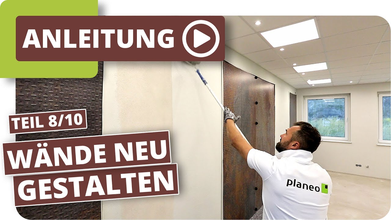 W&auml;nde neu gestalten mit Farbe & Verbundplatten - Altbausanierung Teil 8/10