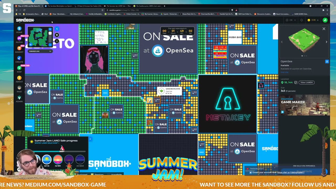 HOT HOT HOT Summer Jam - LAND Sale #4 AMA: The Sandbox Live Streams