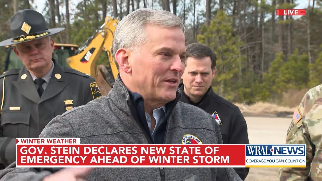 Gov. Josh Stein Declares State of Emergency for the Weekend Winter Storm