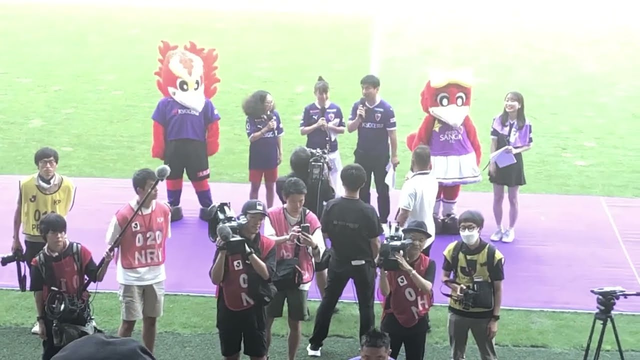 京都サンガ　2023　ファン感謝デー　オープニング～選手入場シーン