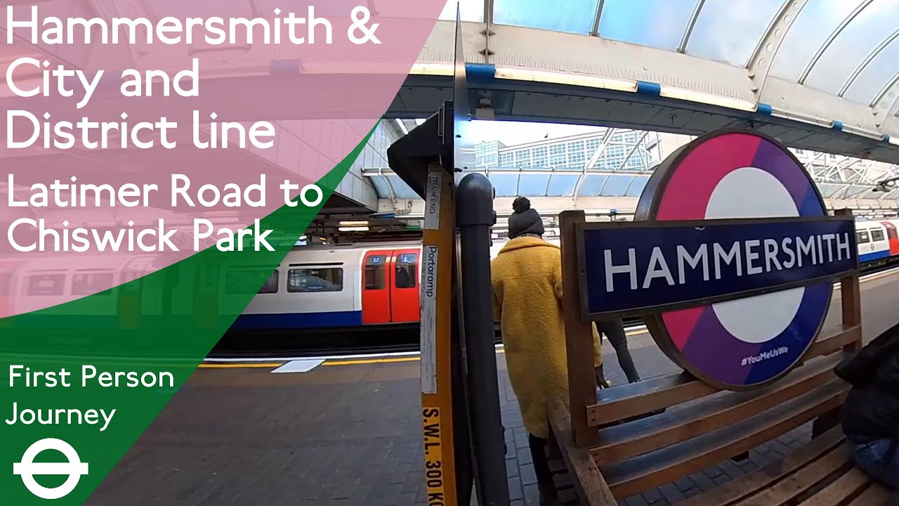 London Underground First Person Journey - Latimer Road to Chiswick Park via Hammersmith