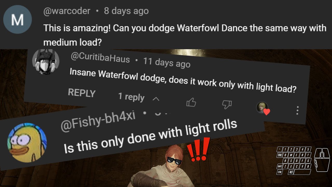 Medium and Light roll for Malenia's Waterfowl dance attack