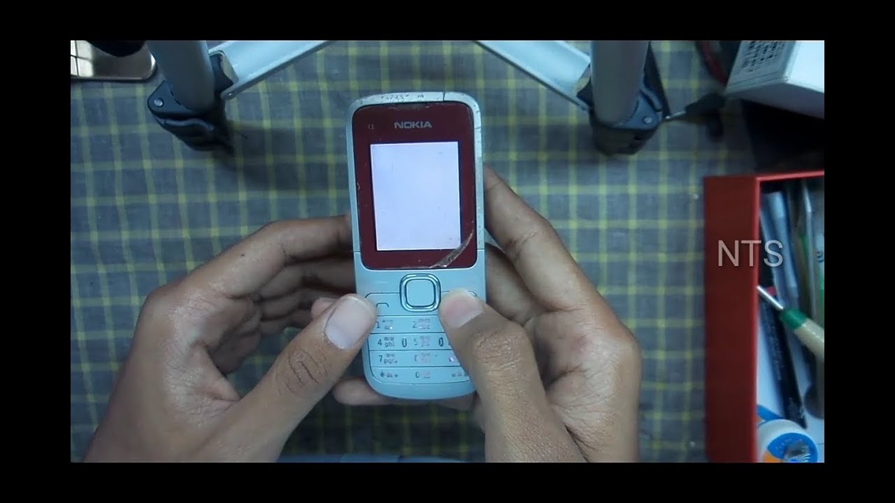 nokia c1 white display repair after fall down