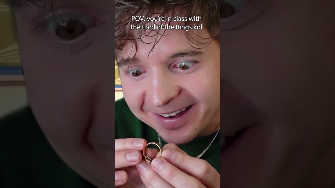 POV: you're in class with the Lord of the Rings kid