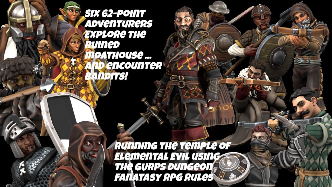 S1E5.2-D&D v. GURPS, Temple of Elemental Evil, The Ruined Moathouse, Part Two (Bandits Attack!)