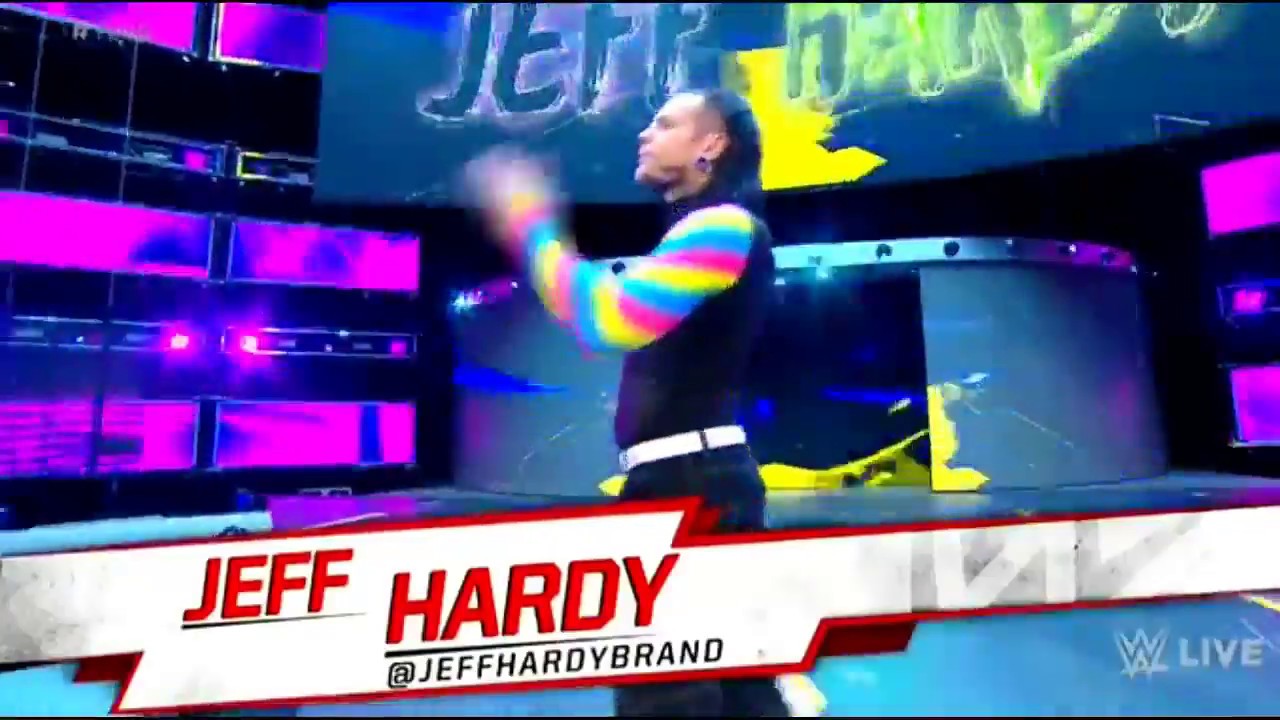 Jeff Hardy returns To WWE Raw 2018 - WWE RAW 4/9/2018 (Raw After Wrestlemania)
