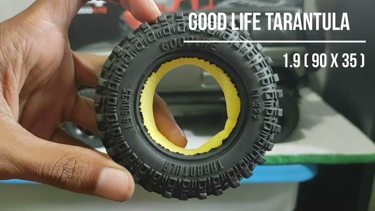 RC Adventure MN 128 ganti ban dengan ban Goodlife Tarantula menggunakan velg bawaan pabrikan