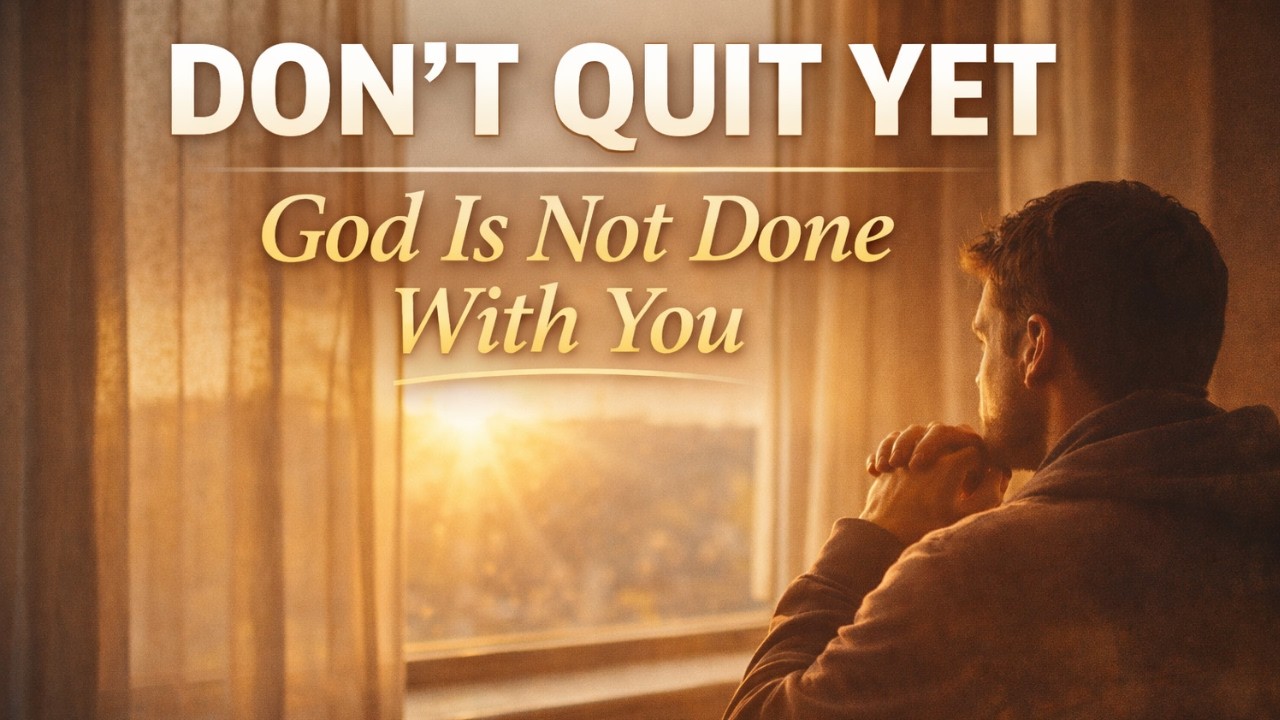 Don’t Quit Yet. God Is Not Done With You.