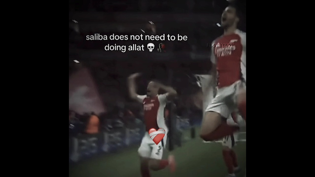 Bro said 😜🤪😂 || #saliba #arsenal #football #funny #hearttrend #edit #shorts