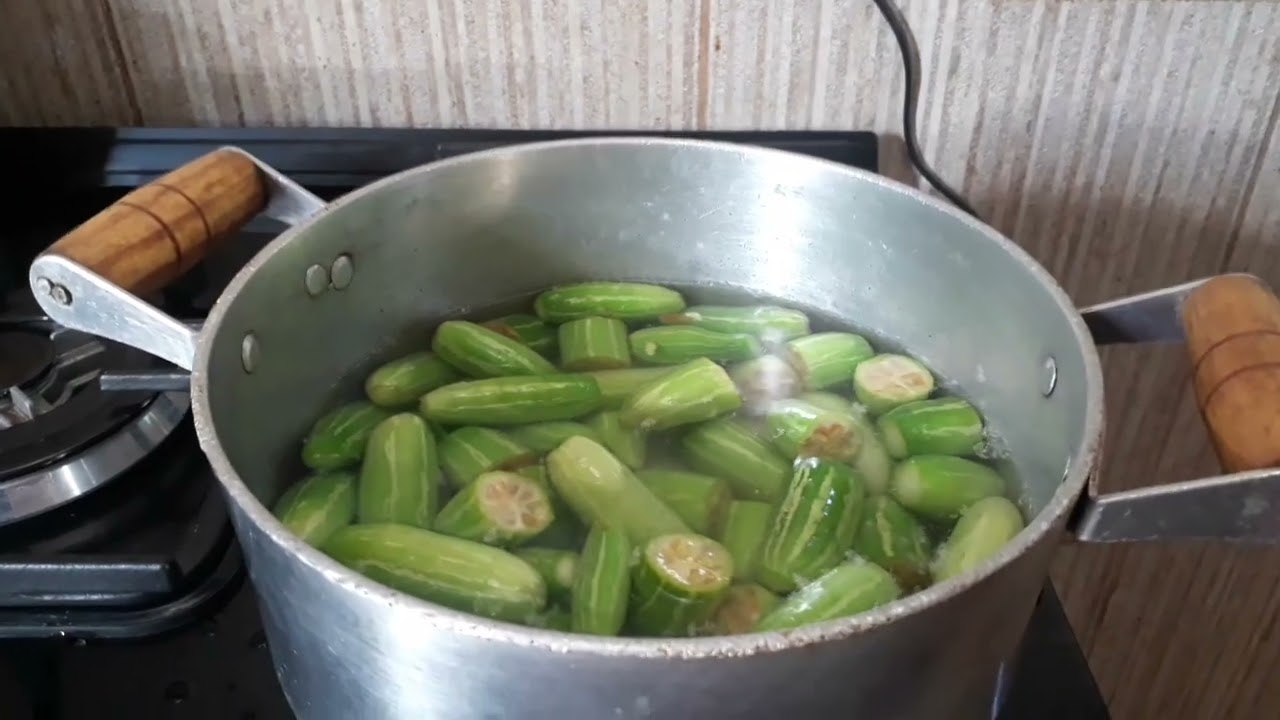 Receita de conserva de pepino, receita rápida  vó Gervina.