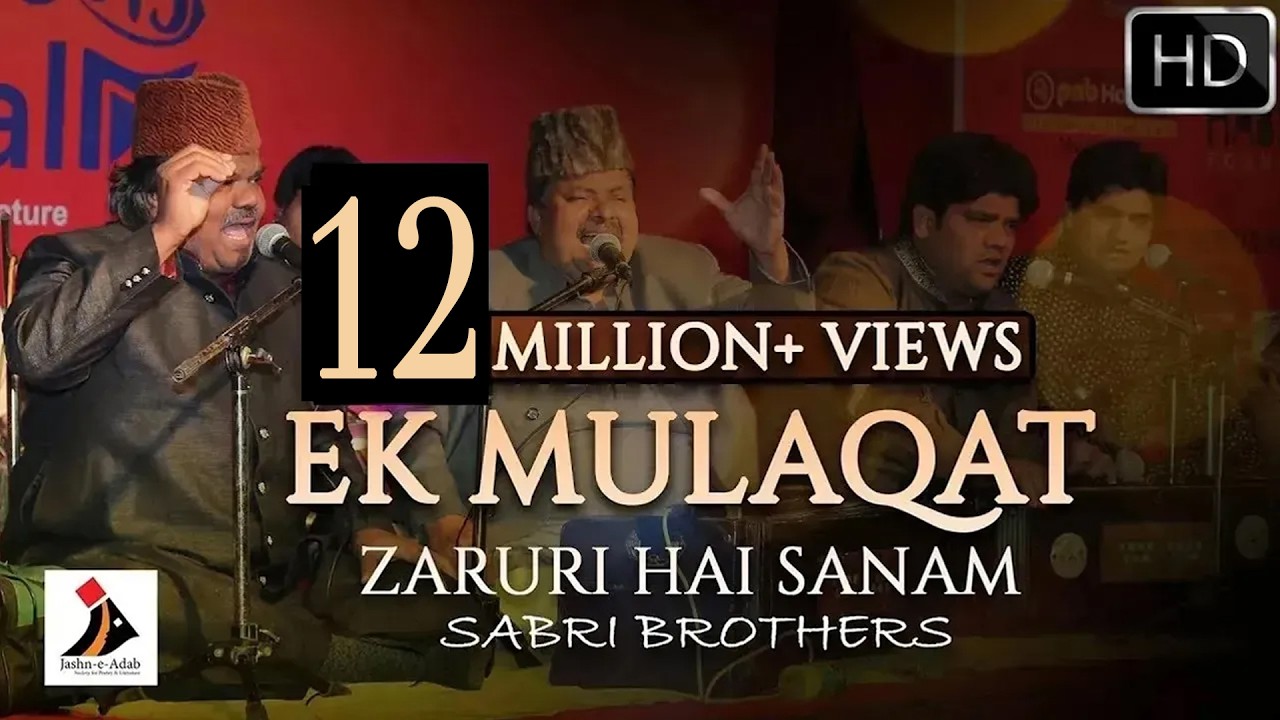 Zinda Rehne Ke Liye Teri Qasam | Qawwali by Sabri Brothers | Jashn-e-Adab 8th Poetry Festival 2019