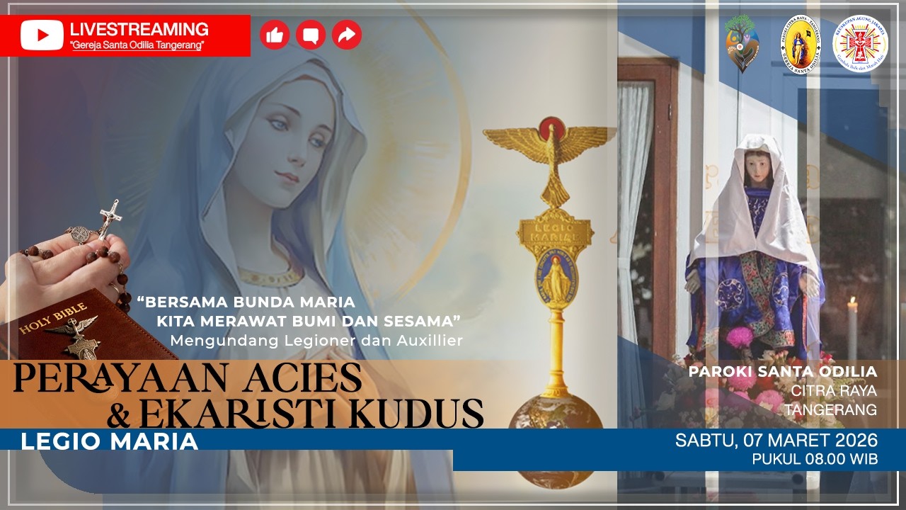 ACIES & EKARISTI KUDUS | Sabtu, 7 Maret 2026, PUKUL 08.00 WIB