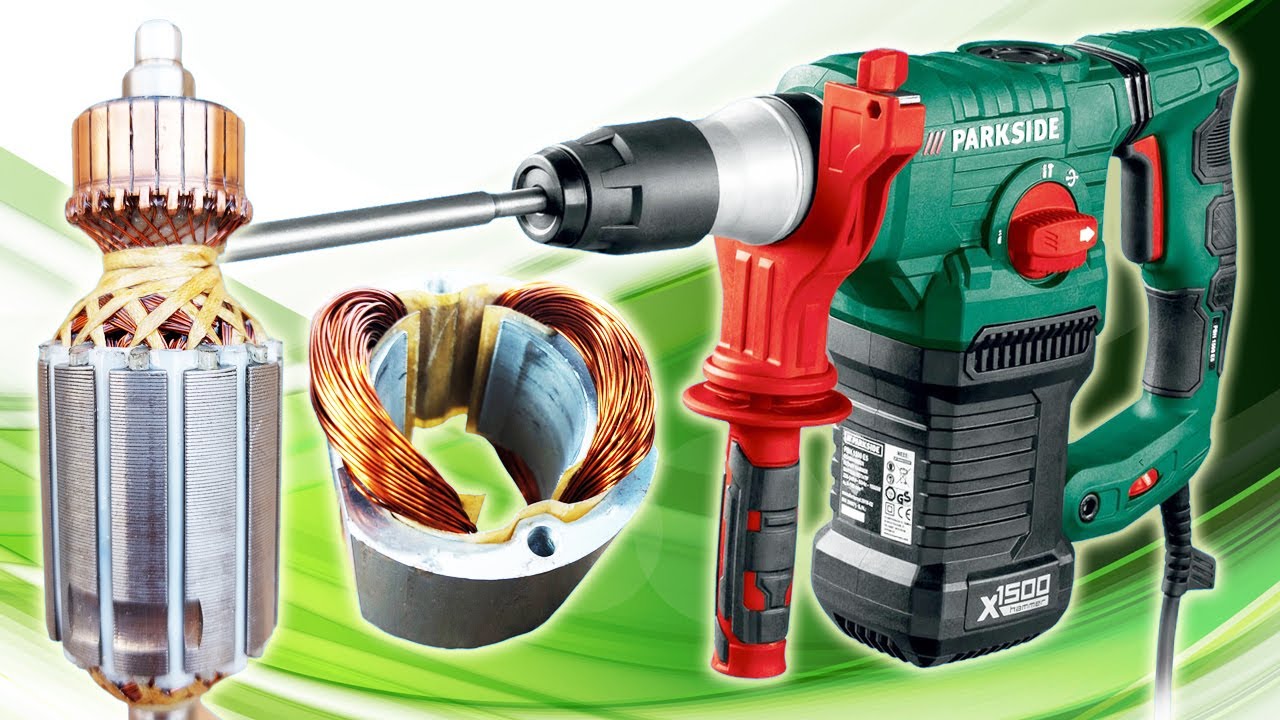 PARKSIDE HAMMER DRILL  PBH 1500 E5 (ARMATURE & COIL WINDING)