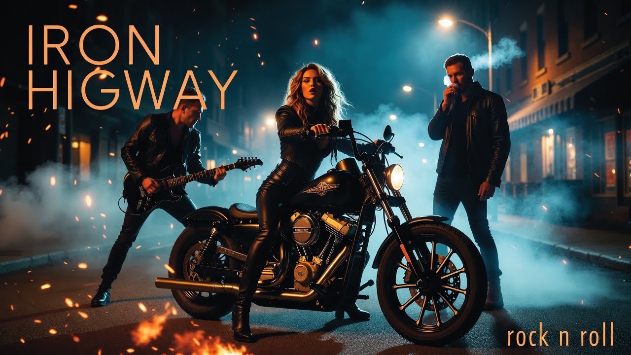 Orange Sparks on Blacktop 🔥 No Way Back Tonight 🤘 Iron Highway