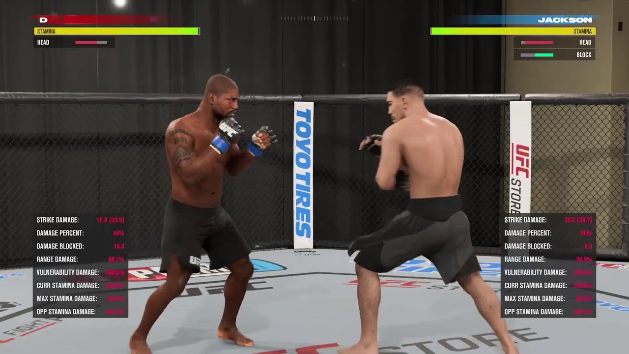 UFC 5 - Fighting top light heavyweights (PS5)