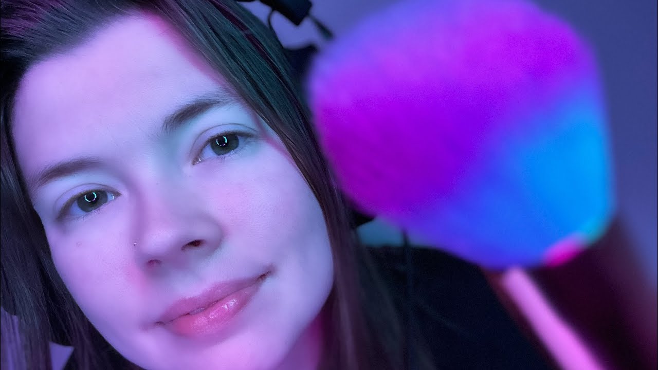 ASMR Positive Affirmations for Anxiety With Face Brushing
