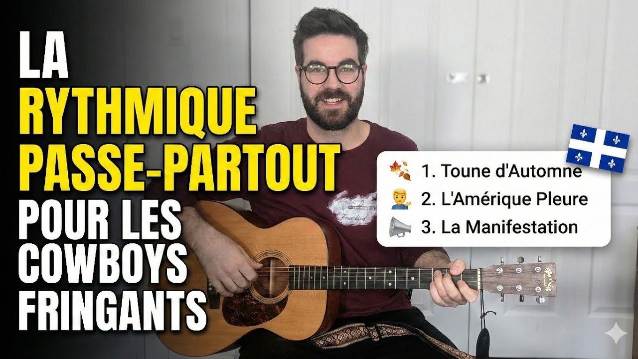 Jouez 3 grands classiques des Cowboys Fringants CE SOIR ! (Tuto Débutant Facile)