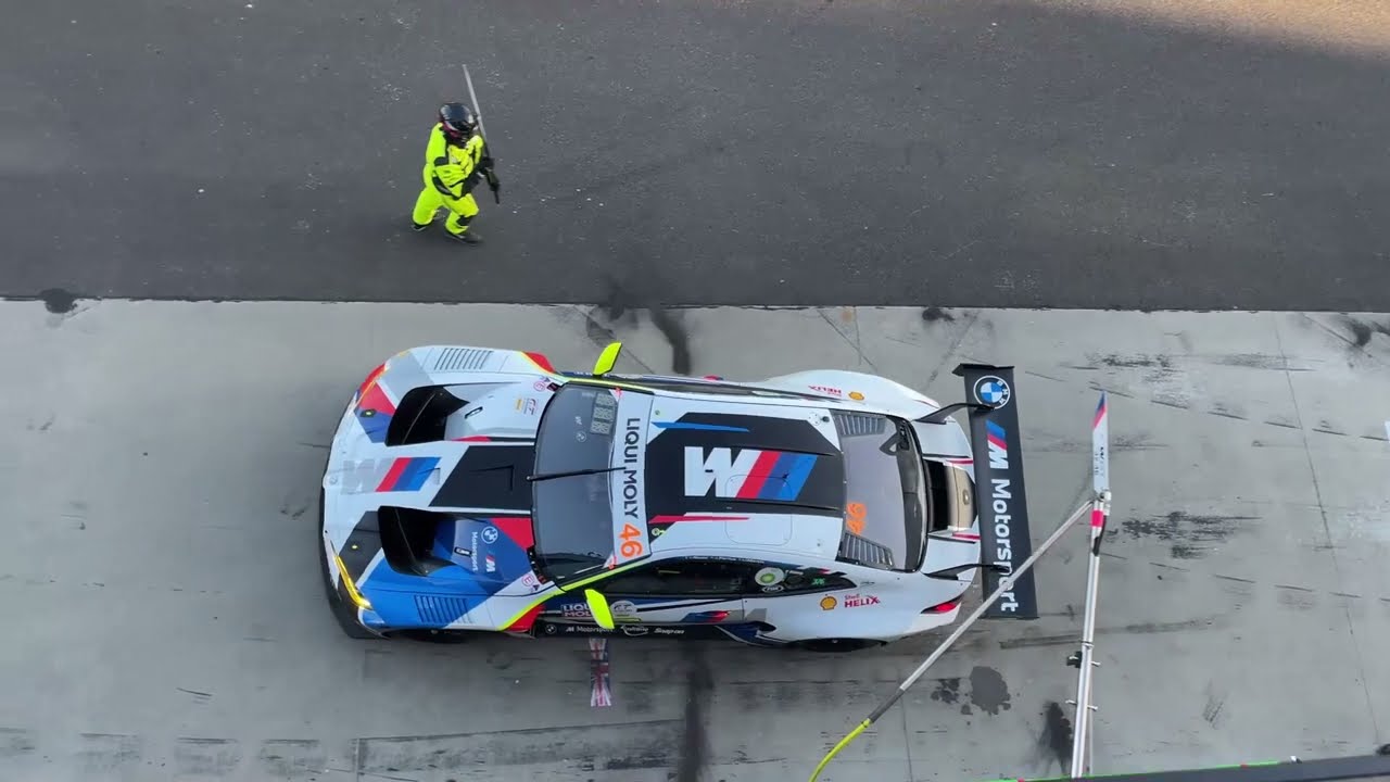 2023 Bathurst 12hr - Part 2 Pit Action - Team WRT vs Manthey EMA pitstop #pitstop #car #motorsport