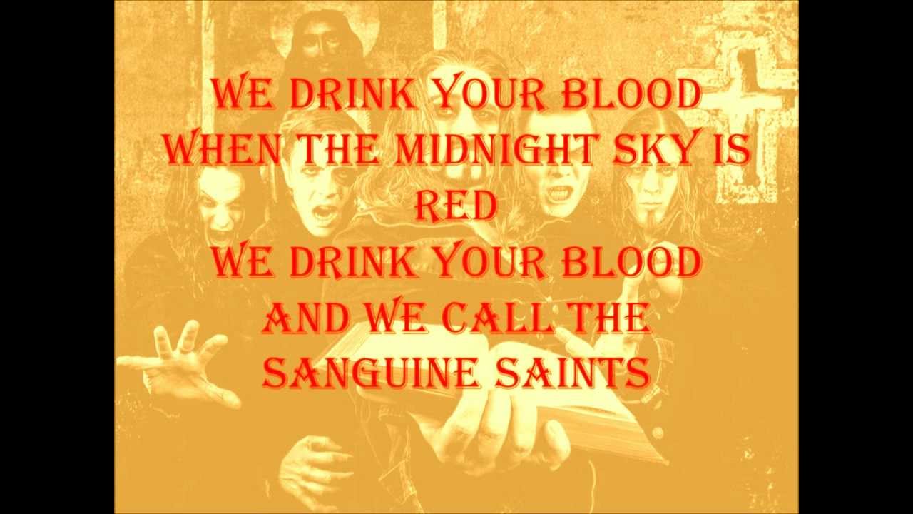 Powerwolf - We drink your blood (Lyrics)