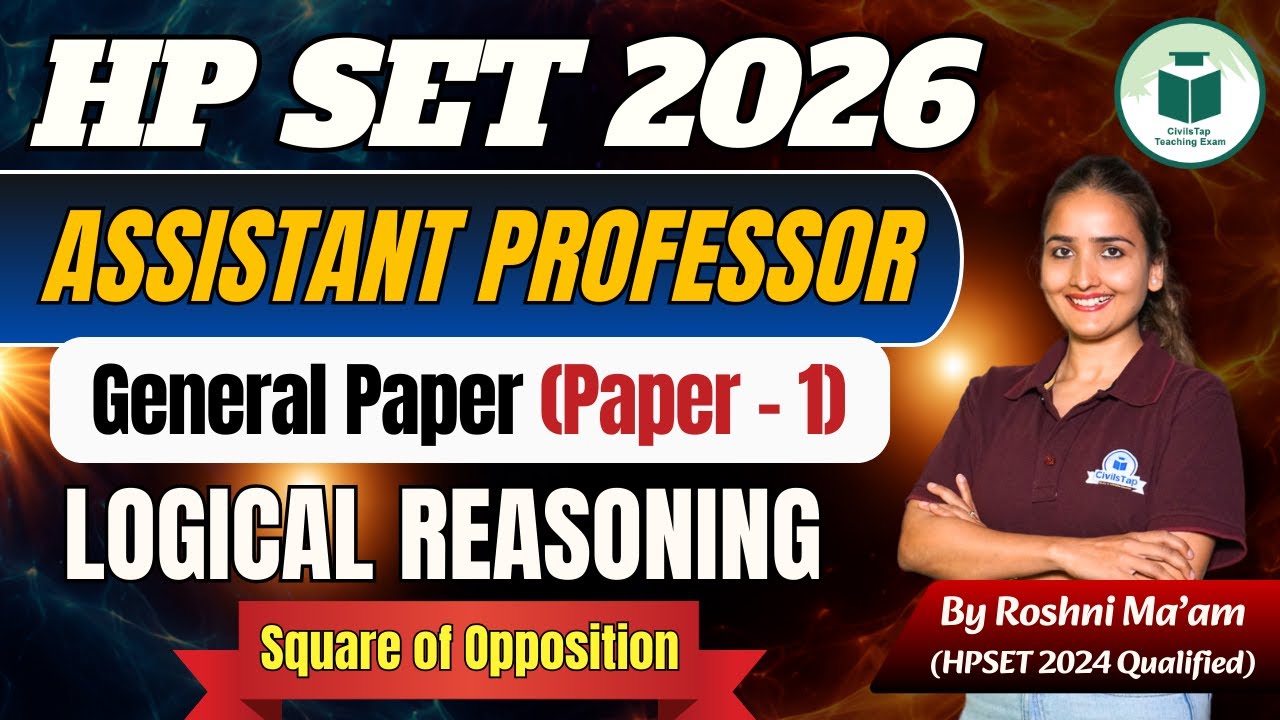 HP SET 2026 Assistant Professor | Paper-1 Logical Reasoning | Complete Discussion | Civilstap 🚀