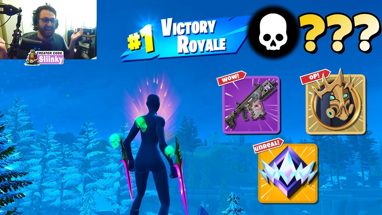 High Elimination Unreal Ranked Solo Zero Build Win Gameplay (Fortnite Chapter 5 Season 2)