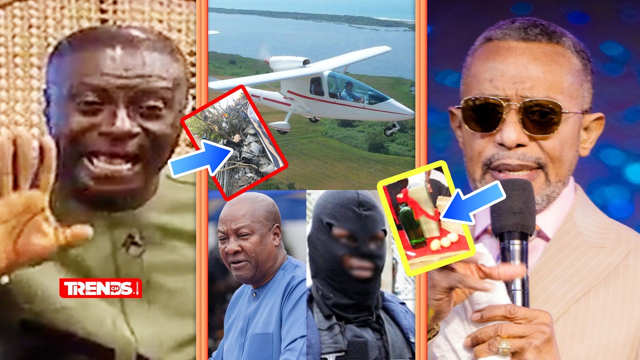 Captain Smart Fíres On Tema Aircraft CRÁSH; Rev Owusu Bempah Reveals Assαssinαtion Plot Against Him