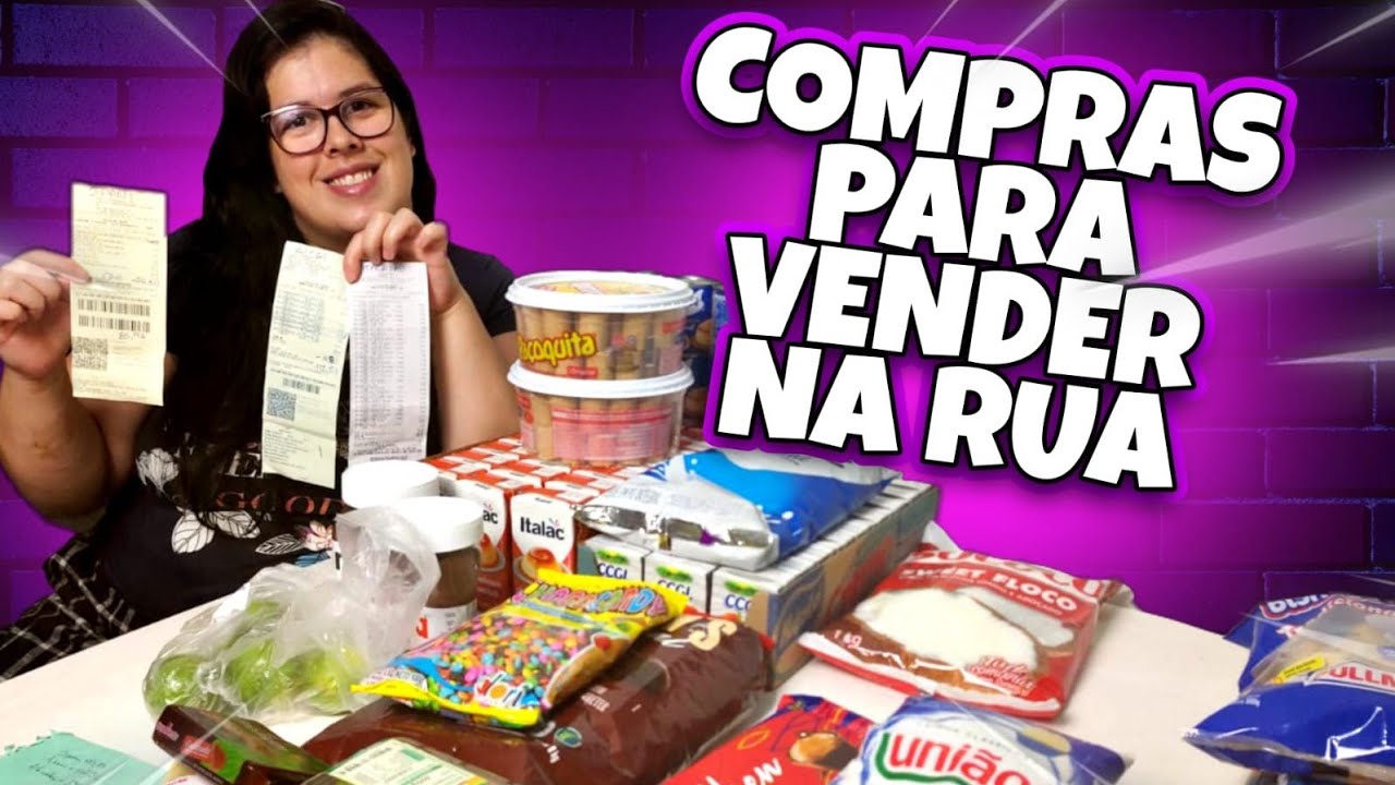 COMPRAS PARA VOLTAR A  VENDER BRIGADEIRO NA RUA | QUANTO GASTEI?