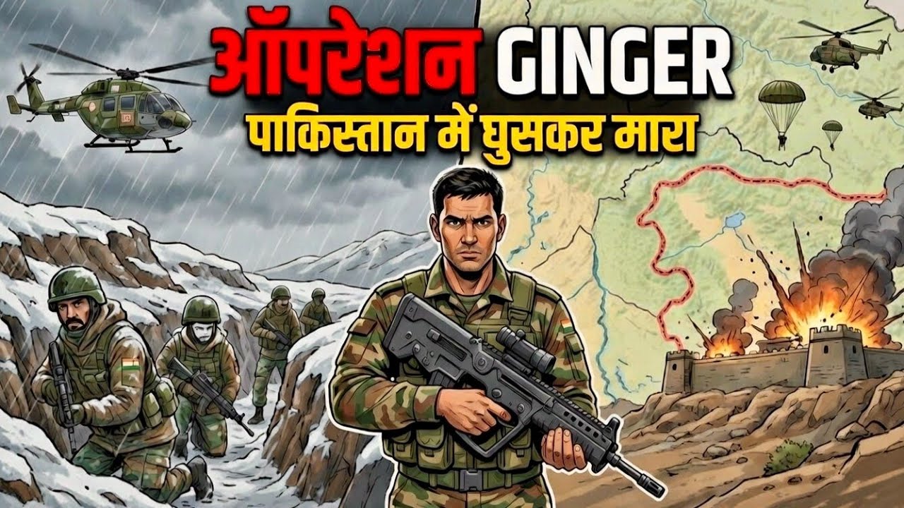 Operation Ginger: The Surgical Strike Indian army most Dangerous Mission| 2D Animation 